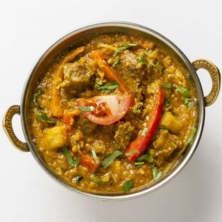 Dansak lamb (agnello)