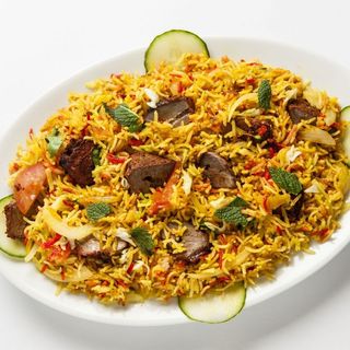 Lamb Biriyani, (agnello)