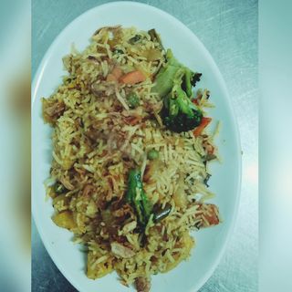 Mix vegetables rice ( riso con verdura mix)