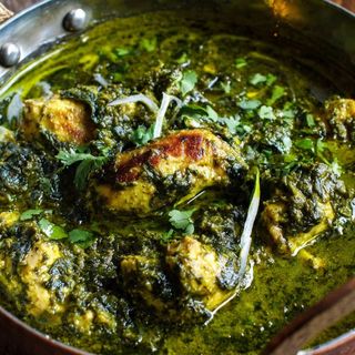 Sag-chiken curry (spinaci e pollo curry 