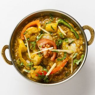 Dansak prawn (Gamberi) 