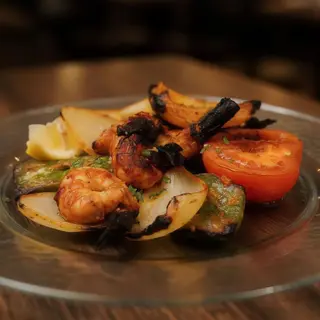 Shashlik Prawn (Gamberi)
