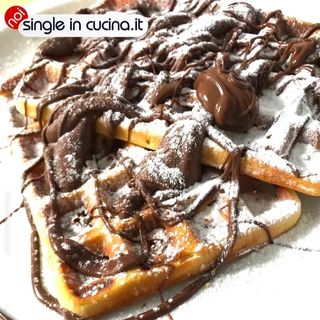 Waffel Nutella bianca