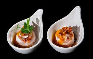 Bignè spice salmone