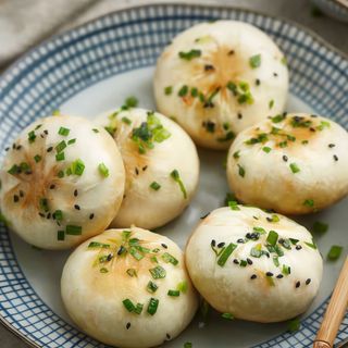 Shengjian bao con maiale