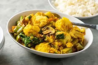 Verdure miste + Pane Naan