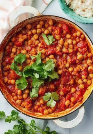 Chana masala + Pane Naan