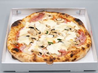 Cotto e funghi