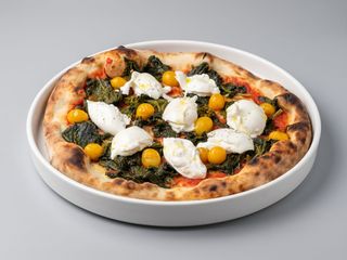 Burrata, friarielli e datterino giallo