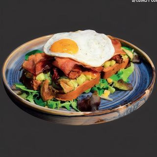 Avocado Toast Bacon