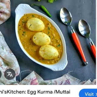 Korma egg curry 