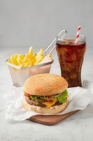 Menù cheeseburger
