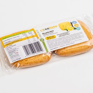 Biscotto keto vaniglia e limone 50gr