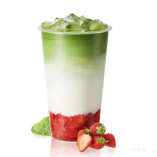 Strawberry Matcha (cold)