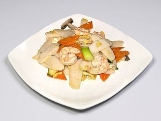 GNOCCHI DI RISO CON GAMBERI