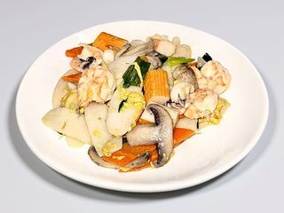 GNOCCHI DI RISO CON PESCE MISTO