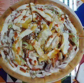 Menù pizza kebap
