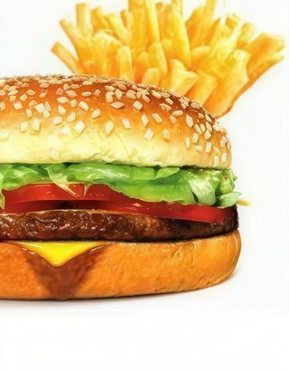 Menù hamburger con birra