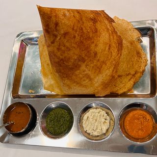 Ghee roast masala dosa