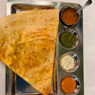 Cheese paneer masala dosa