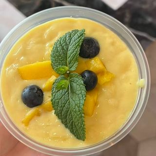 Nettare di mango e sago con latte di cocco 杨枝甘露