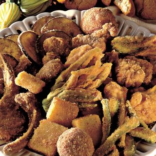 Frittatina di pasta cacio pepe fiori di zucca e lime 65 gr 1 pz