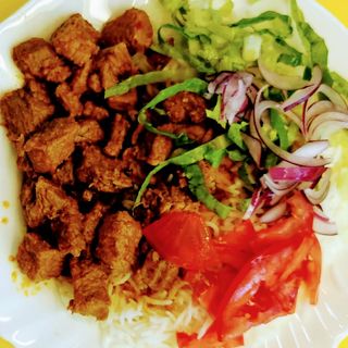 Manzo al curry con riso