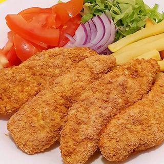 Piatto striscette di pollo 