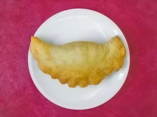 Pizza fritta vulcano