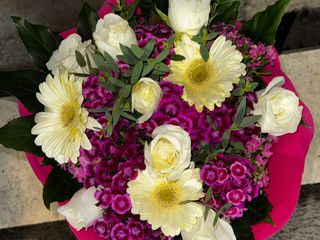 Bouquet roseline bianca