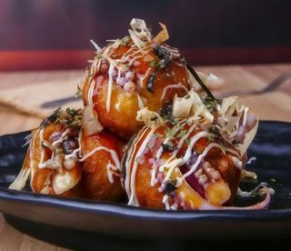 Polpetta di polipo fritto