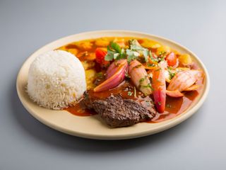 Bistec a la chorrillana