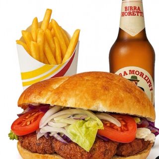 Menü panino falafel con birra 33cl
