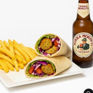 Menü piadina falafel con birra 33cl