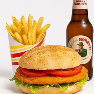 Menü panino cotoletta con birra 33cl