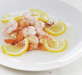 59A Gamberi in salsa di limone