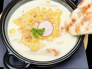 Vellutata di mais in stile giapponese