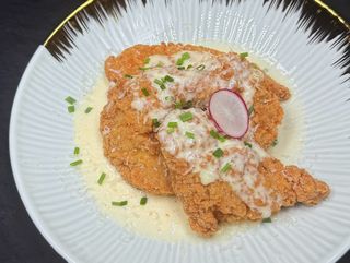 Pollo fritto con limone e miele