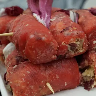 Involtini di Speck, Radicchio e Gorgonzola (4 pz)