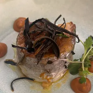 Parmigiana di pesce bandiera