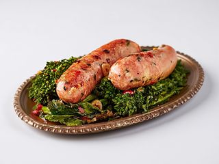 Salsiccia allo spiedo con friarielli