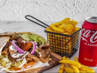 Menu Panino Kebab Solo Pollo/Tacchino