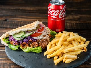 Menu Panino Kebab Solo Carne Vitello