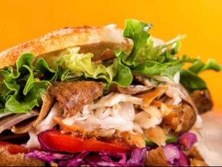 Panino Kebab Solo Carne Pollo/Tacchino