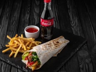 Menu Kebab Piadina Solo Carne Pollo/Tacchino