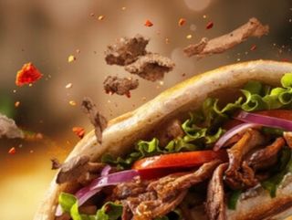 Panino Kebab Solo Con Carne Vitello