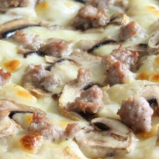 Tonda porcini e salsiccia