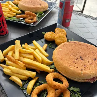 Box hamburger