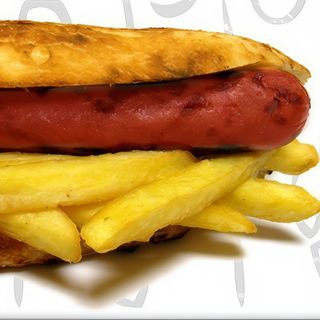 HOT DOG  +  contorno incluso