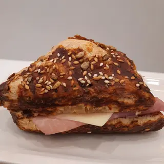 Brioche salata cotto, formaggio